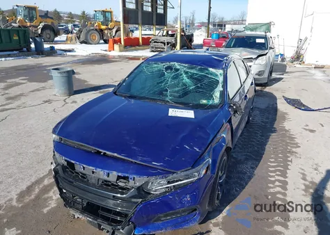 2020 Honda Accord Sport из США, поврежденный, VIN 1HGCV1F39LA094496